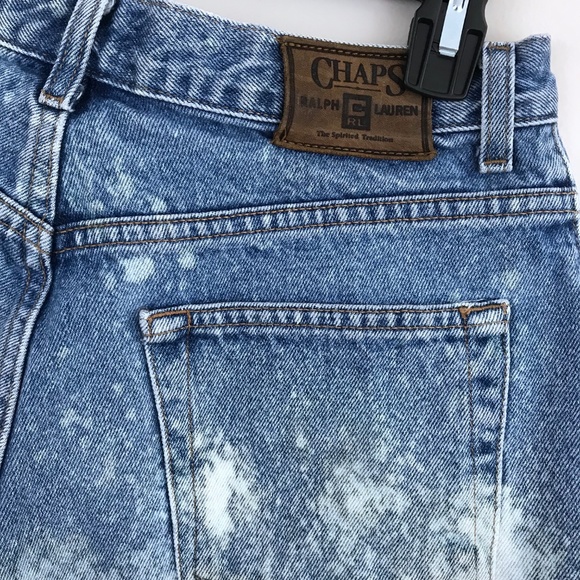 Vintage Chaps by Ralph Lauren Bleached Out Shorts - Picture 6 of 7